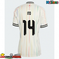 Camisa de Futebol Japão Junya Ito #14 Equipamento Secundário Mulheres Mundo 2026 Manga Curta
